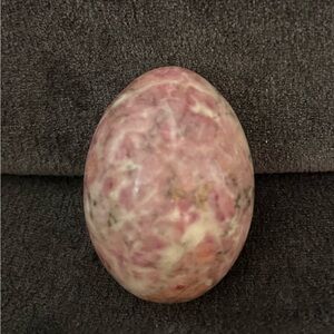 Pink Marble Ornamental Stone Egg